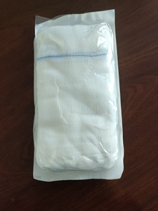 Gasa estéril, esponja laparoscópica y compresa abdominal con rayos X, 12 capas 19*14 con lazo azul, lavada y sin <span class=keywords><strong>lavar</strong></span>. - Product Image 4
