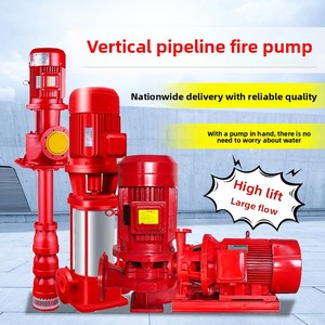 Bomba contra incendios de doble accionamiento con motor, conjunto completo, bomba centrífuga, caudal de 30 m³/h - Product Image 2