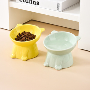 Adorable bol en céramique pour chiens et chats, bol surélevé pour animaux de compagnie, pour chiens et chats - Product Image 5