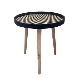 <strong>Round</strong> <strong>Tray</strong> Coffee <strong>Table</strong> Modern <strong>Round</strong> Center <strong>Table</strong> Modern Living Room Coffee Wood <strong>Tables</strong> With Solid Wood Leg Storage <strong>Tray</strong> - Product Image 1