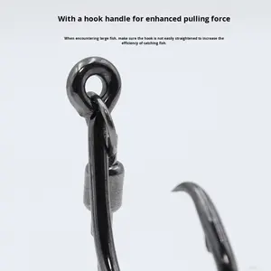 Adelaar Snavel Demon/Zelfmoord Draaibare Haak Hoge Koolstofstalen Cirkel Haak Voor Bas Snapper Rivier En Diepzee Grote Vis Doelwit - Product Image 5