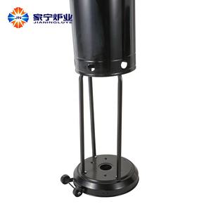 Muebles de exterior de hierro con recubrimiento en polvo negro del fabricante, fácil instalación, tipo Seta, Patio, GLP, Gas propano, jardín eléctrico - Product Image 4