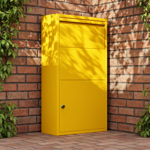 Cassetta Postale in Metallo WELDON Impermeabile Antifurto con Serratura, Spaziosa Cassetta per Pacchi da Esterno Sicura per Uso Quotidiano Domestico - Product Image 1