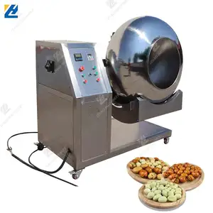 Caramel Peanut Coating Machine Nut Peanut Coating Machine For Groundnut Nut