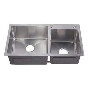 Sanhe KMan Workstation Steel Kitchen Sink Suppliers Double Bowl Kitchen Sink