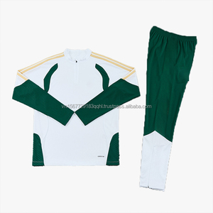 Traje de Entrenamiento Largo Estampado de Otoño, con Media Cremallera y Manga Larga, para Fútbol, Adultos y Niños, con Logotipo Personalizable, de Secado Rápido y Transpirable - Product Image 2