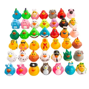 Various types of toys, enamel gum duck net red soft yellow duck -shaped Duckling 10 mixed ducks 10 20 50 packaged packaging