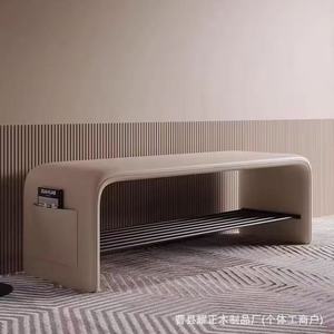 A luxurious-style <b>shoe</b>-changing bench that can be used as a seat at the entrance, a combined <b>shoe</b> cabinet and entryway bench, - Product Image 1