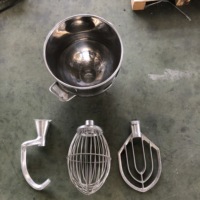 Mélangeur spiral 30L pour boulangerie commerciale, nouveau, faible bruit, en acier inoxydable, pour pâte à farine et eau