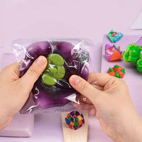Nouveau jouet anti-stress en TPR de 6,5 cm, modèle mangue-violette fluide, simulation de fruit, jouet de décompression pour enfants, référence 20279