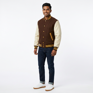 Modern Streetwear <b>Jacket</b> With Durable <b>Warm</b> Fabric Stylish College Baseball <b>Jacket</b> For <b>Men</b> Letterman Varsity Winter <b>Jackets</b> - Product Image 1