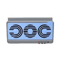 Nouveau modèle d'été : Ventilateur de circulation d'air et d'évacuation des fumées pour voiture, à énergie solaire et à commande lumineuse