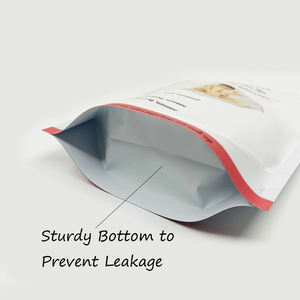 Custom Printed Matte White Foil Bath Salts Packaging Zip Lock Bath Salt Body Scrub Standing Pouch Resealable Stand up Pouches - Product Image 6
