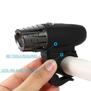 USB 18650 xe đạp ánh sáng phía trước thể thao dẫn đèn pha với đèn pin loại không thấm nước ánh sáng phía trước cho xe đạp gắn kết trên tay lái - Product Image 4