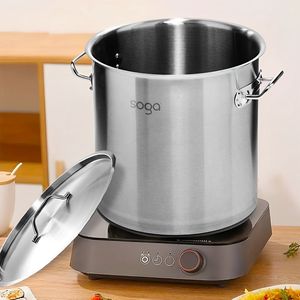 DB 33L Top Grade Épais En Acier Inoxydable 18/10 Marmite Grande Capacité 50L Soupe Stocks 304 Matériel En Acier Inoxydable - Product Image 2