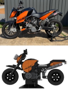 Set de Bloques de Construcción de Vehículos Personalizados, Coche, Motocicleta, Avión, Ladrillos MOC, Fabricante de Juguetes de Modelos ABS OEM/ODM - Product Image 3