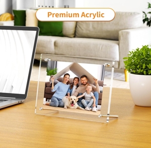 Nhà máy tùy chỉnh 5x7 inch rõ ràng Acrylic hình ảnh khung ảnh với vít đứng - Product Image 4