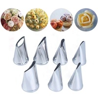 Kuchen Dekorieren Schere Creme Backen DIY Werkzeuge Edelstahl Kuchen Rohrleitungen Tipps Rosen blätter Gebäck Düse Set