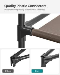 不織布製 折りたたみ式 モダンなアパート用ワードローブ/クローゼット 家庭用寝室家具 衣類収納 - Product Image 3