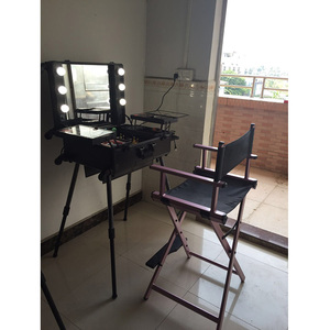 Mallette de studio de maquillage professionnelle, taille personnalisée, étanche, avec miroir lumineux <span class=keywords><strong>sur</strong></span> les roues, 1 pièce - Product Image 5