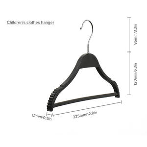 Pantalones antideslizantes de plástico para niños y adultos, ropa de abrigo, camisas, <span class=keywords><strong>chaqueta</strong></span>, lencería, percha con Clip, color negro - Product Image 4