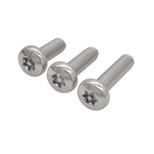 Vis de sécurité antivol en acier inoxydable à tête cylindrique Torx avec goupille, vis à tête bouton <span class=keywords><strong>six</strong></span> lobes, boulons inviolables - Product Image 3