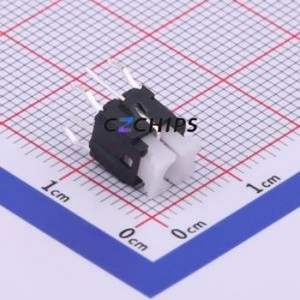 TM-004-D3-02 Tactile Switch Through hole Component THT,6x6mm Switch Single Pole Single Throw Rectangle Button 2.6N Through Hole - Product Image 1