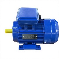 Moteur asynchrone à induction monophasé à double condensateur de démarrage, série ML, 0,18 kW, 1500 tr/min, fil de cuivre 100 %, IP54, étanche à la goutte d'eau, 220 V