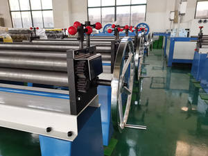 עגול צינור רול רולינג מכונת חשמלי קטן גיליון מתכת כיפוף מתגלגל מכונה - Product Image 5