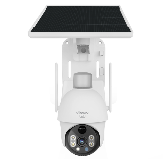 Xiaovv 3MP Solar 4G Camera 8000 Mah Replacement Battery Outdoor Camera 4g Sim Card Starlight Night Vision Wifi Cctv Security