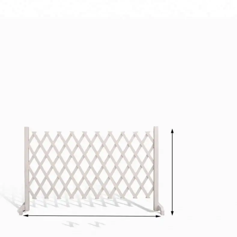 Pagar taman plastik Pvc untuk Panel pagar privasi Panel dekoratif besi aluminium kawat pembatas kayu jaring luar ruangan tidak hijau