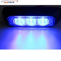 JINZHENG 12V 9W Feu de signalisation stroboscopique LED ambre pour calandre, modèle F3, pour camions, VUS, VTT, voitures - Rétrofit/Amélioration