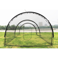 Filet de frappe de baseball commercial 70x10x10 pieds en gros, filet de softball robuste en PEHD pour clubs jeunes