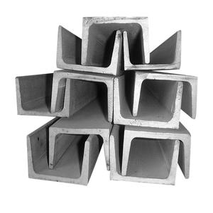 Acier profilé en U durable pour applications structurelles U8 U10 U12 U14 U16 U18 U20 U22 U25 Q355B S355JR A572Gr50 Soudage - Product Image 1