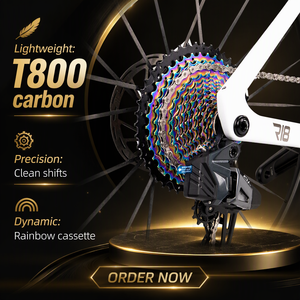 Vélo de route en fibre de carbone R18 léger, course, 700C, frein à disque hydraulique, cadre aérodynamique pour la route R18 R18 - Product Image 6