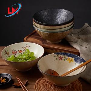 Tazón <span class=keywords><strong>Tomasa</strong></span>-ramen de cerámica japonesa de 8 pulgadas de Color bajo vidriado, tazón de sopa para estudiantes, tazón de vajilla grande para el hogar - Product Image 1