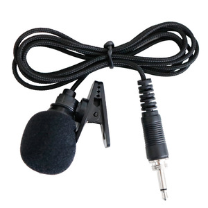 Microphone Lavalier à clipser, jack 3,5 mm, à condensateur, pour amplification vocale et interviews - Product Image 5
