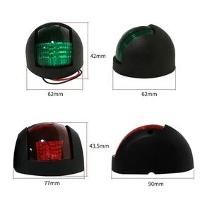 해양 보트 요트 적색 녹색 신호 LED 항해 측면 보우 라이트 12V 24V - Product Image 6