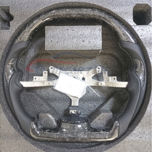 Volante in pelle forgiato in fibra di carbonio per Chevrolet <span class=keywords><strong>Corvette</strong></span> C6 volante personalizzato - Product Image 3