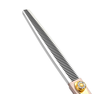 Ciseaux de dégradé de qualité supérieure en acier inoxydable finition polie, ciseaux professionnels pour la coupe de cheveux, ciseaux de coiffure pour salon - Product Image 5