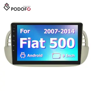 Podofo For Fiat 500 2007-2014 9'' Android Car Radio Stereo Autoradio GPS Navigation Wifi BT FM RDS With Canbus