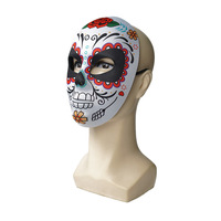 Masque complet de déguisement d'Halloween en latex Skull Skeleton pour les fêtes de cosplay et de mascarade
