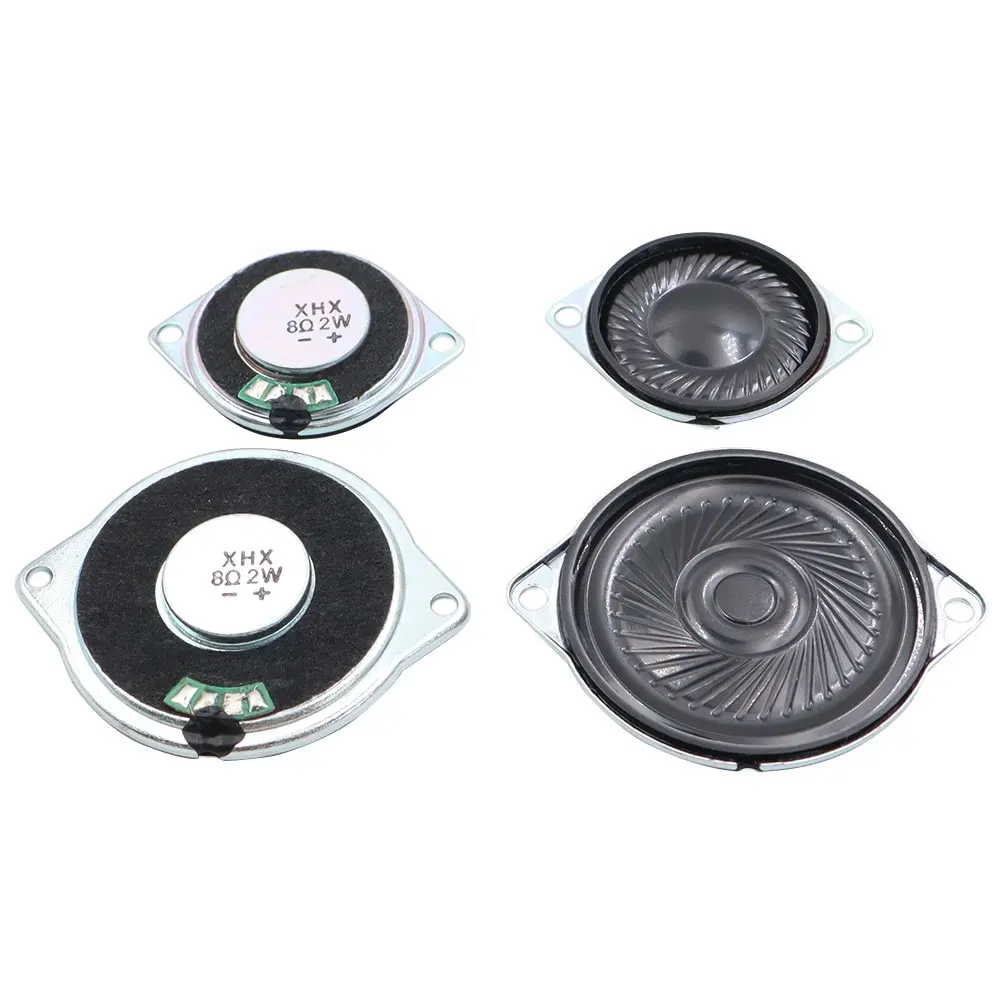 Hoge Kwaliteit Medische Audio Hoofdtelefoon Micro Luid Speaker 28Mm 40Mm 8ohm 2 Watt Met Montagegat Dunne Platte Luidspreker 8 Ohm 2 W