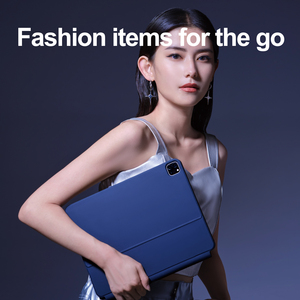 Thông Minh Bàn phím trường hợp không dây với LED Trackpad backlit cho <span class=keywords><strong>Ipad</strong></span> 12.9 13 inch Pro 3 4 5 6 không khí M2 chất lượng cao Hot Bán - Product Image 5