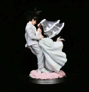 31cm Anime Gk DBZ Son Goku Chichi boda figura modelo ornamento estatua para regalos - Product Image 1