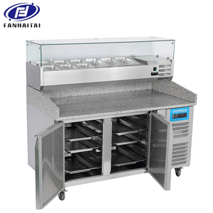 sándwich mesas de preparación de ensalada refrigerador <span class=keywords><strong>bar</strong></span> ensalada de Pizza 2 puerta contra refrigerador con <span class=keywords><strong>el</strong></span> visualizador - Product Image 2