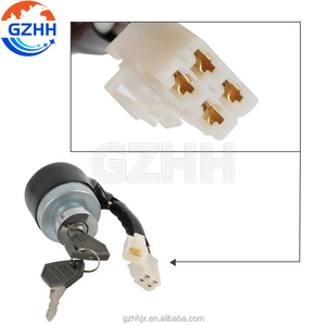 สวิตช์สตาร์ท LVA803436 AM879479 LVA803606 ใช้ได้กับรถแทรกเตอร์ John Deere รุ่น 2025R 2027R 2210 2305 2320 4010 4100 <span class=keywords><strong>4110</strong></span> พร้อมกุญแจ 2 ดอก - Product Image 6