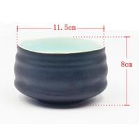 BAMBUS Vente Chaude Cérémonie Colorée Porcelaine Petit Bol En Céramique Chawan Avec Passoire À Thé