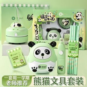 BESTLINE 2025 Kit de papeterie <span class=keywords><strong>électrique</strong></span> en plastique, taille-crayon créatif, <span class=keywords><strong>gomme</strong></span>, certifié EN71, boîte cadeau pour enfants d'école, personnalisable - Product Image 6