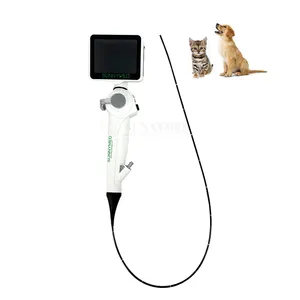 Yüksek çözünürlüklü ent endoskop veteriner klinik ekipmanları hayvan koyun ve keçi spekulum endoskop pet endoskop